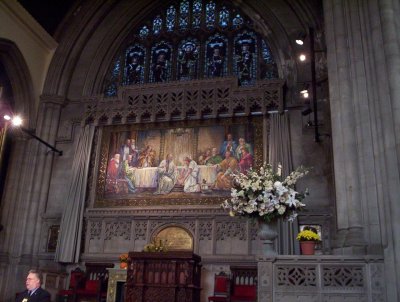 Mosaic over the altar